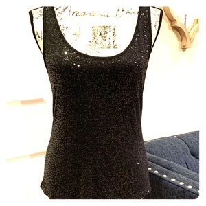 NY & Co Shimmery Sequins Tank Top